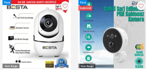 Dış mekan wifi kameralar