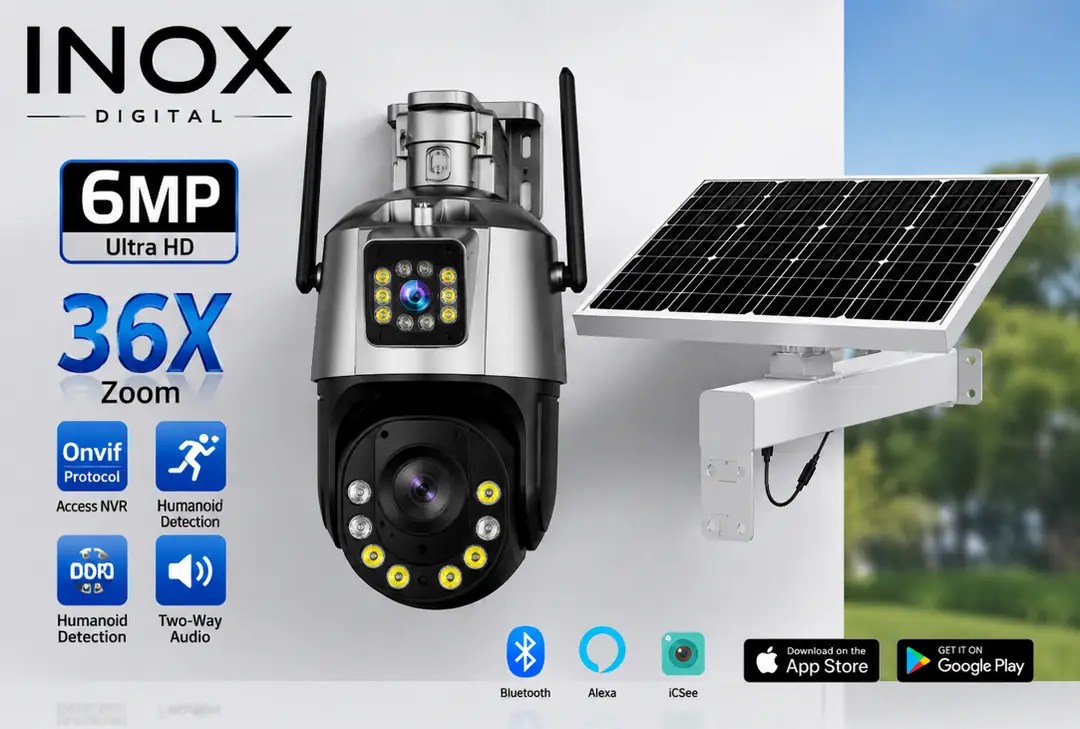 INOX 215IPC 30X Optik Zoomlu Solar Güvenlik Kamerası