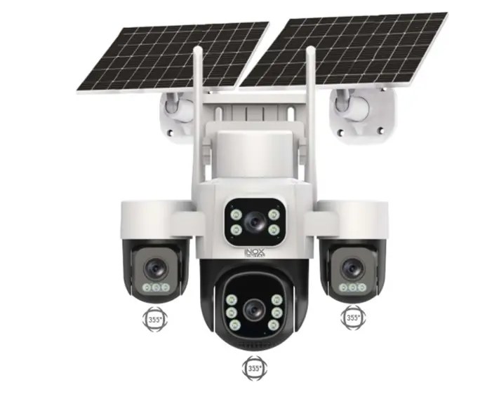 INOX X24 AOV 4 Kameralı Motorlu Solar Güvenlik Kamerası