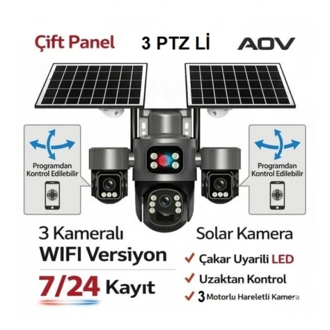 Jenerik ICC-11 WiFi Destekli Üç Motorlu PTZ Kamera