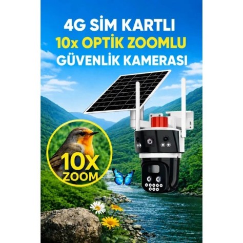 Jenerik ICC-301 10x Zoom Özellikli Solar Kamera