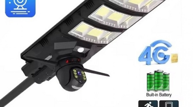 ICC-3420 Sokak Lambalı Solar Kamera (Jenerik)