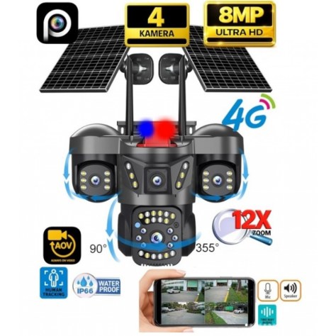 Jenerik ICC-73 4G Solar Güvenlik Kamerası