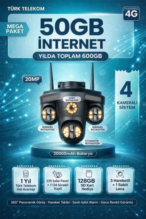 Kadraj X67 V5 Renkli ve Kızılötesi Gece Görüşlü Villa Kamerası