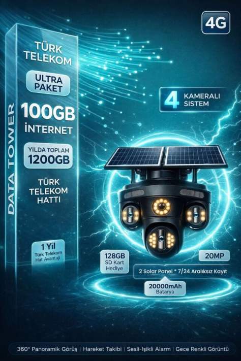 Kadraj X67 V6 Akıllı Geçişli Villa Bahçe Kamerası