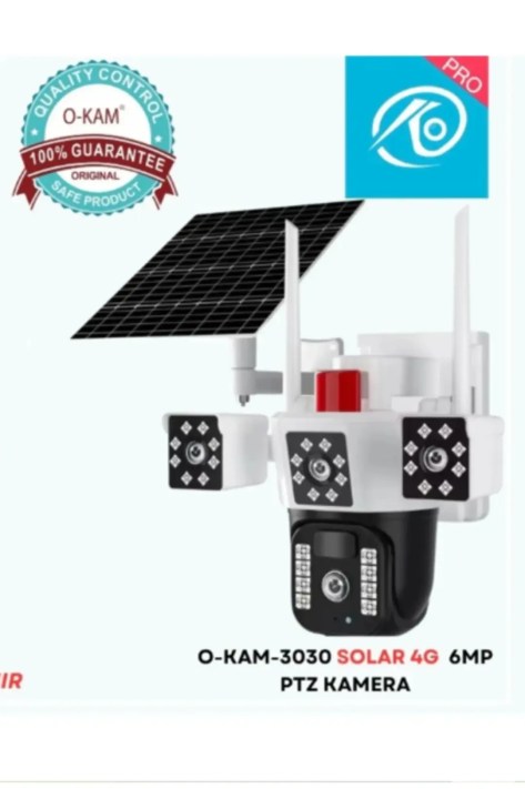 OKAM 3030 Dual Lens PTZ Güneş Paneli Kamera