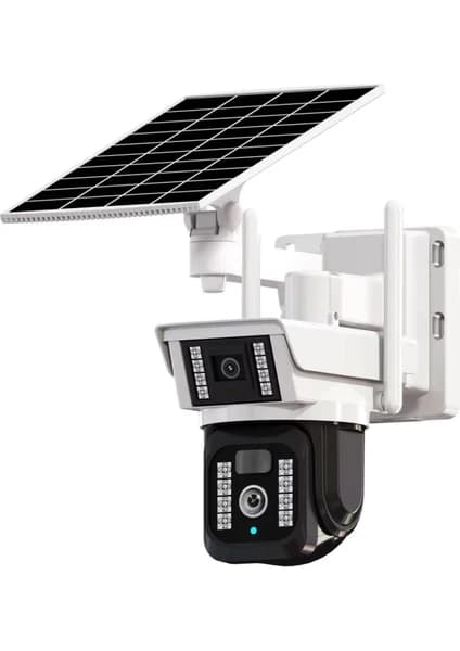 OKAM 3940 Dual Lens Solar PTZ Güvenlik Kamerası