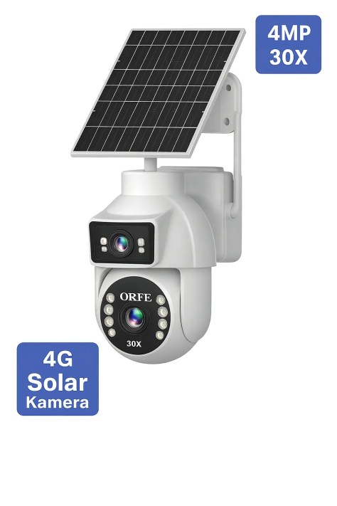 30X Zoom Özellikli ORFE 315 Solar Kamera