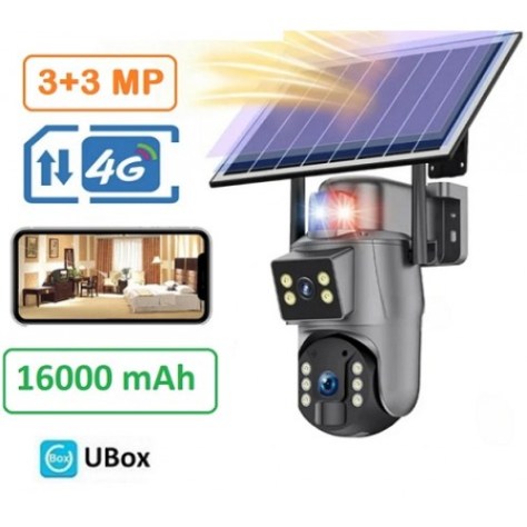 Ubox T-765 Çift Lensli Solar Kamera