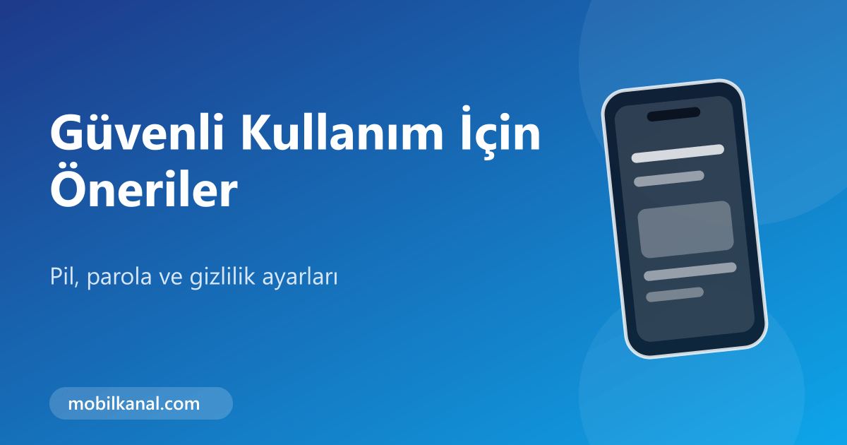 Telefon kamera güvenlik ayarları